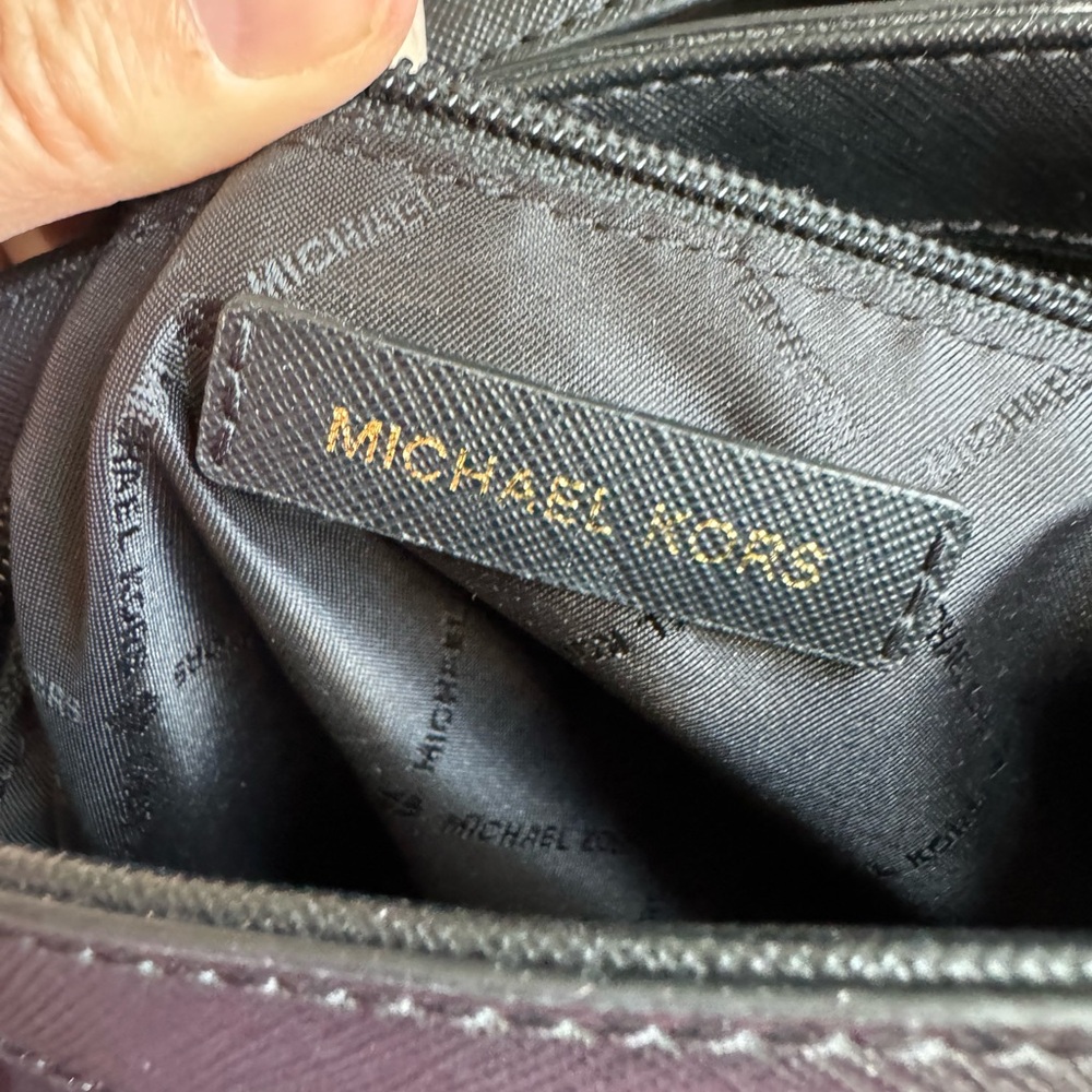 Michael Kors Morgan Leopard Nylon & Leather Medium Messenger Crossbody Bag - Picture 17 of 17